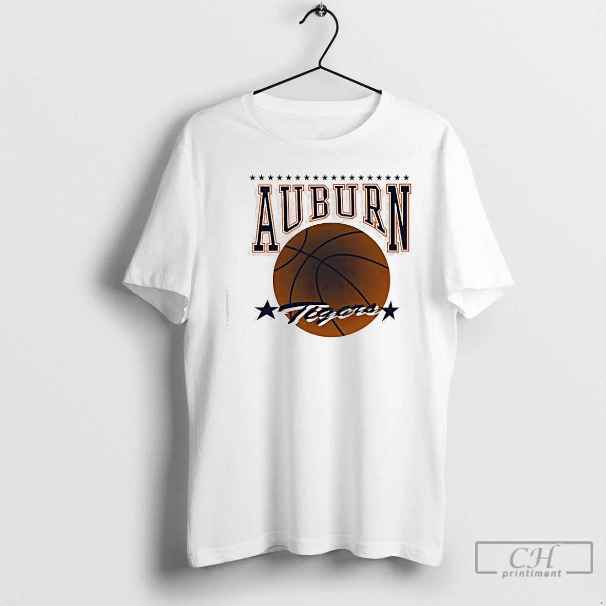Classic Au Tiger Basketball Graphic