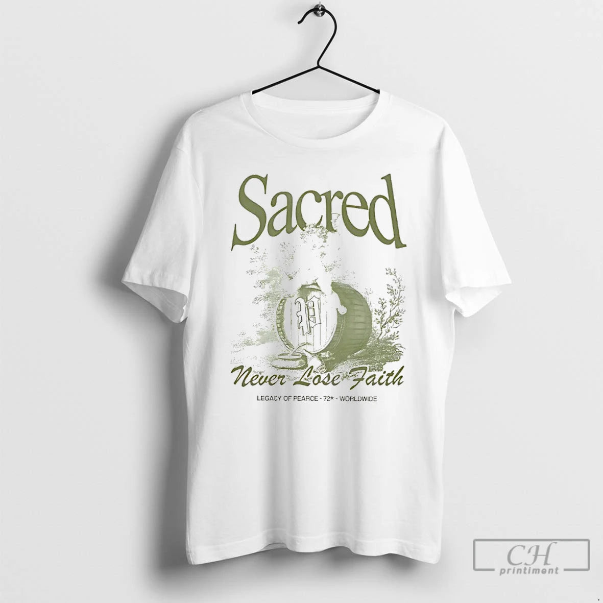 Classic Bacchus On A Barrel Sacred Never Lose Faith