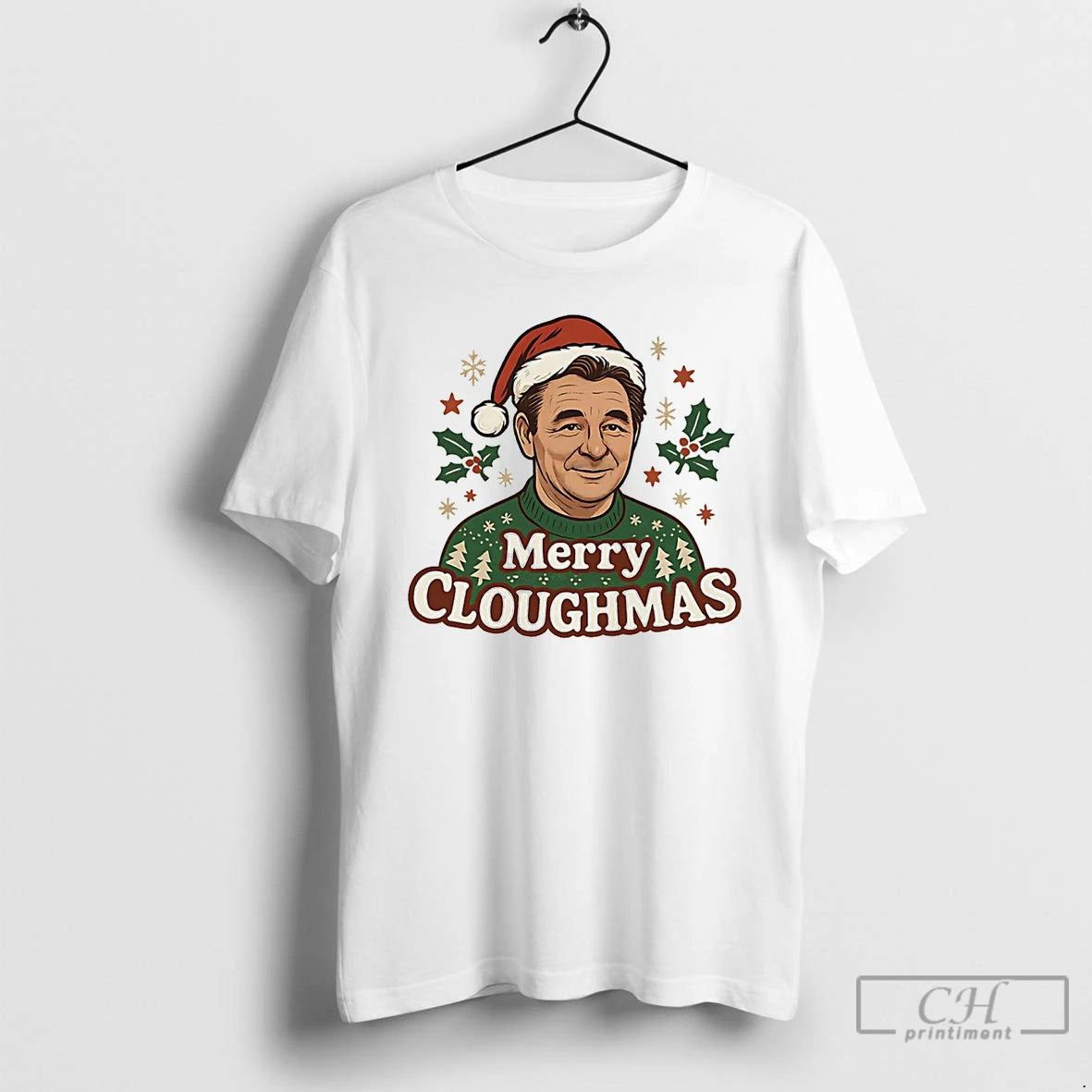 Classic Brian Clough Nottingham Forest Merry Cloughmas Christmas