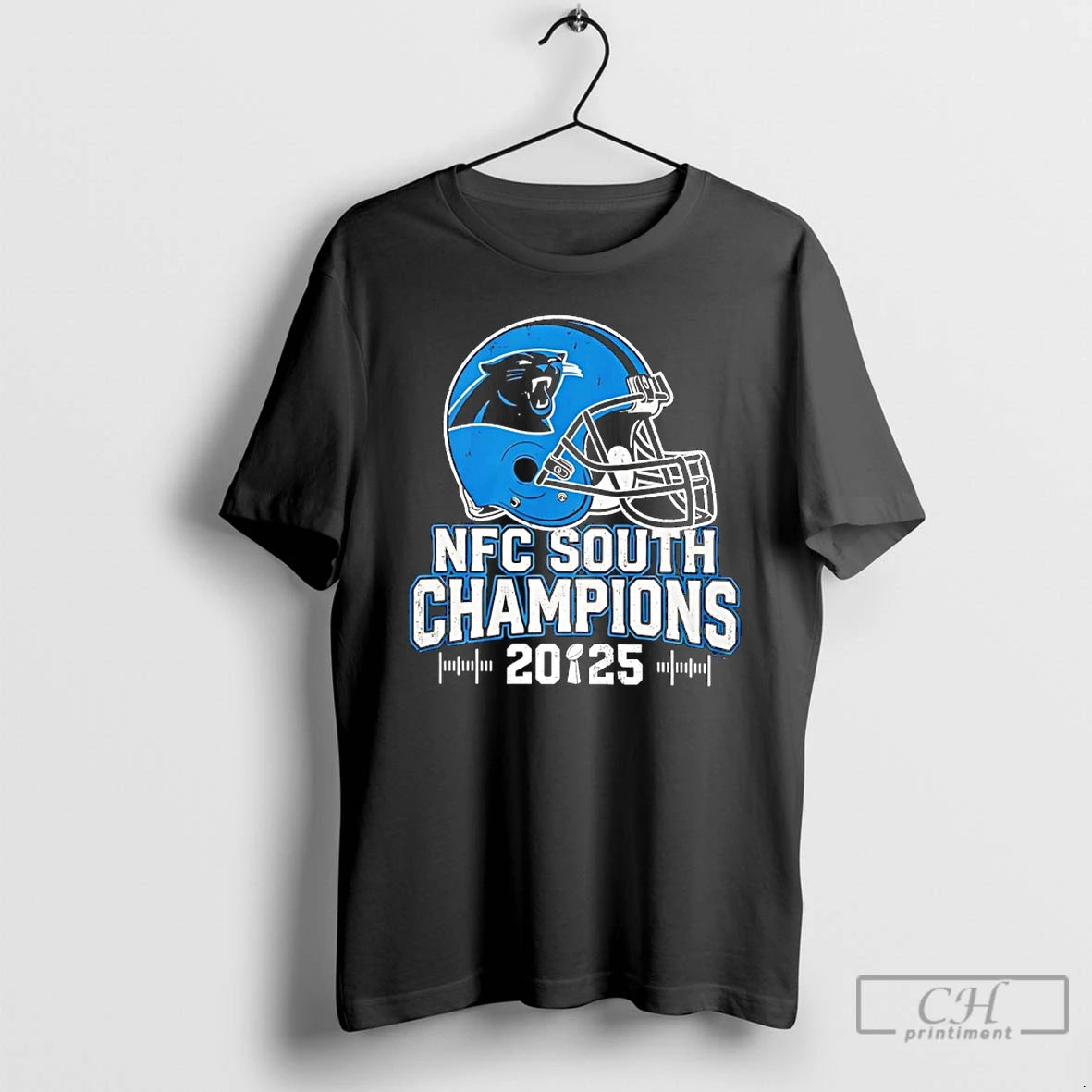 Classic Carolina Panthers Nfc South 2025 Champions Helmet