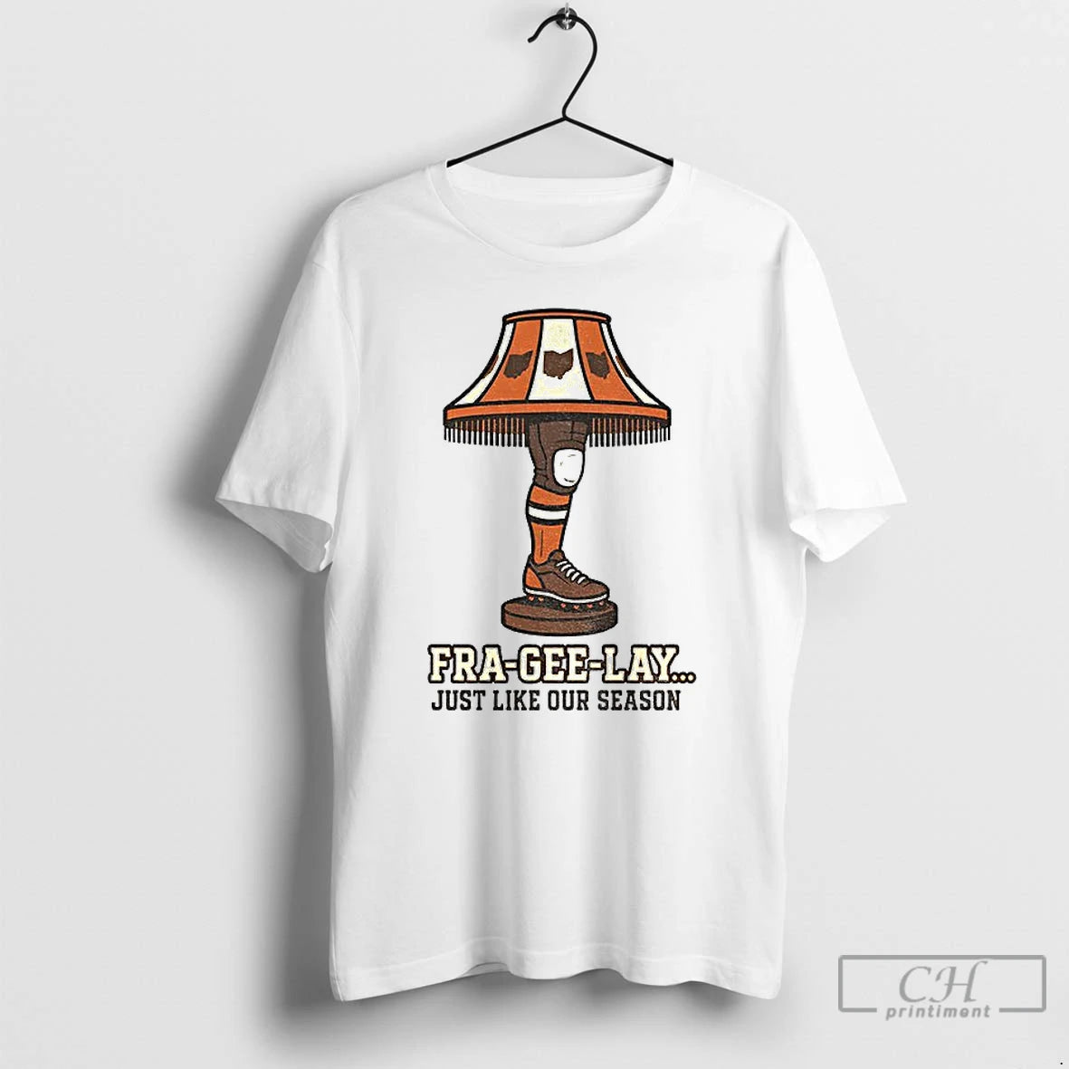 Classic Cleveland Browns Leg Lamp Fra Gee Lay Just Like Our Season T Shirts Sweater