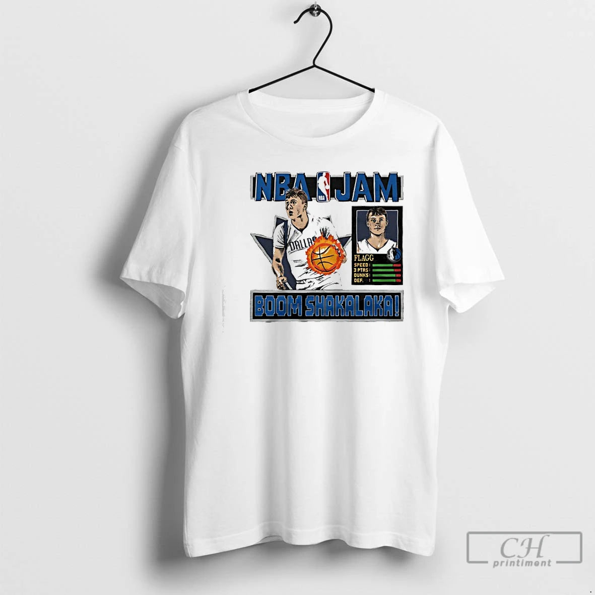 Classic Cooper Flagg Nba Jam Dallas Mavericks Basketball Boom Shakalaka