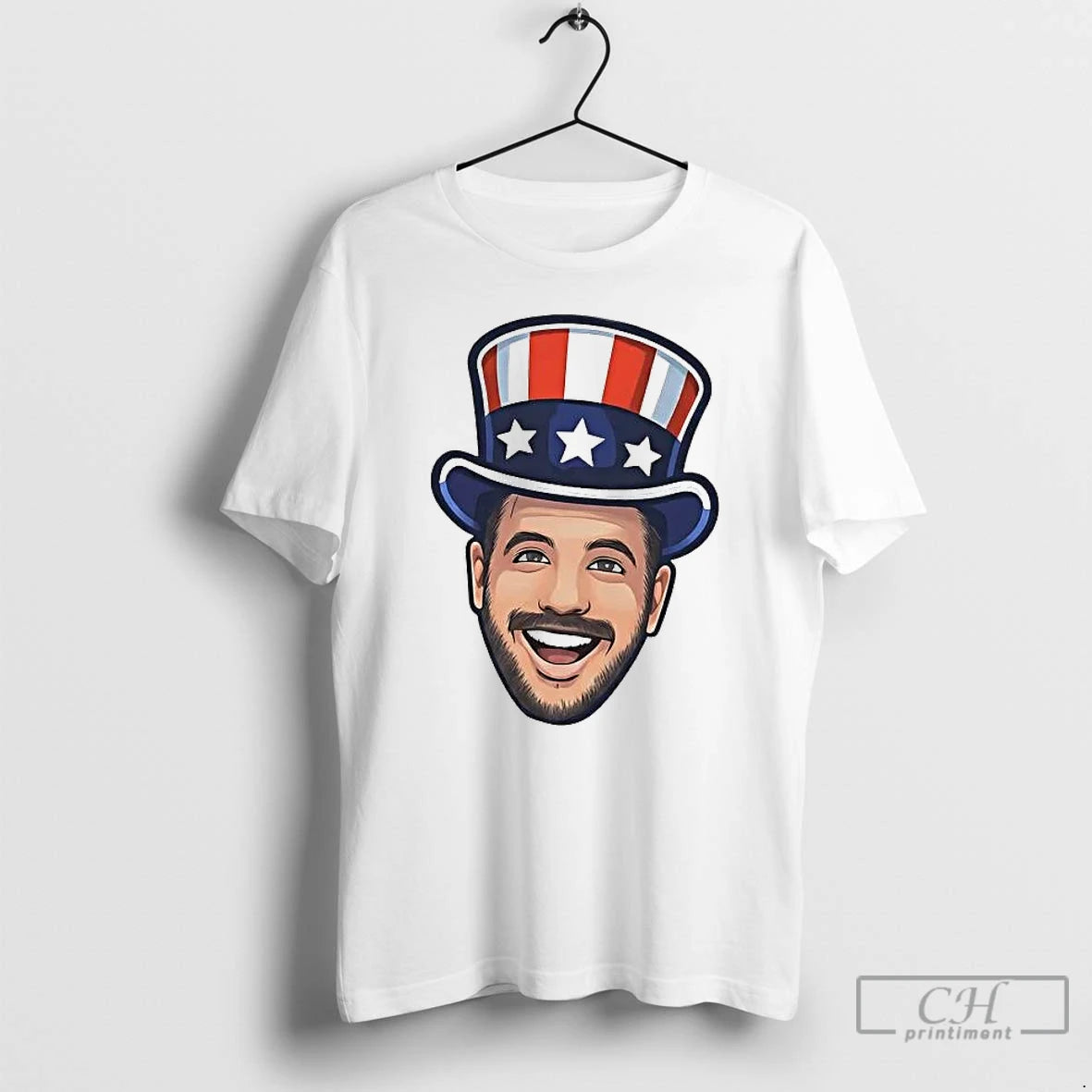 Classic Derek Jeter Uncle Sam Hat Cartoon