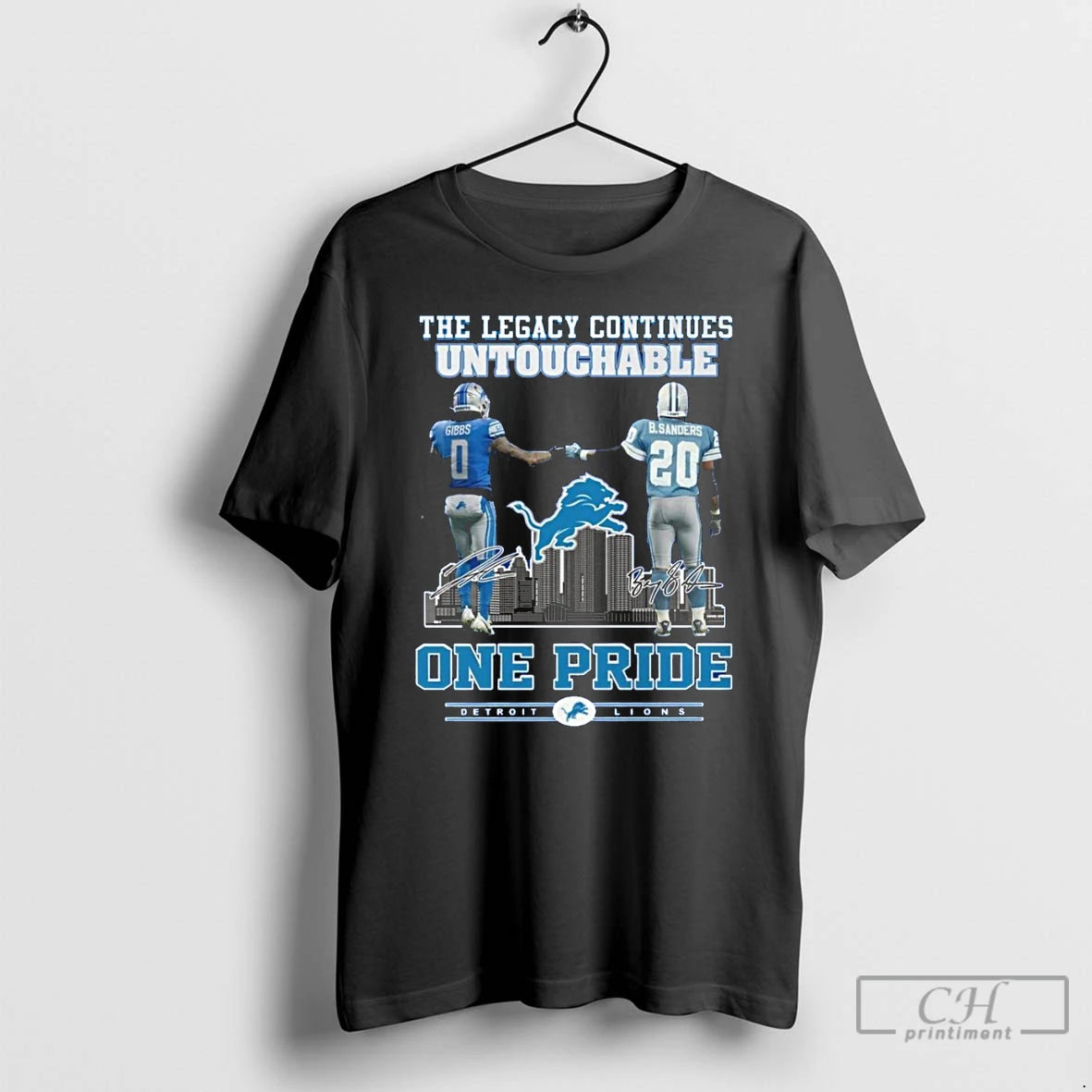 Classic Detroit Lions One Pride The Legacy Continues Untouchable 2025