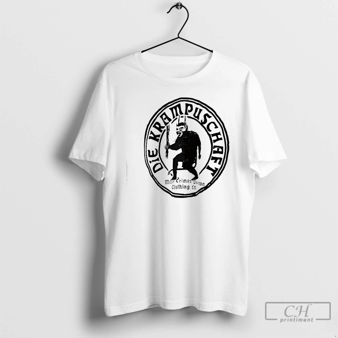 Classic Die Krampuschaft More Crimes Please Clothing Co Logo