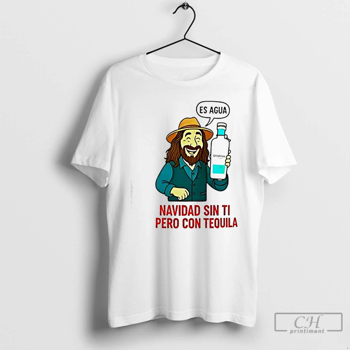 Classic Es Agua Navidad Sin Ti Pero Con Tequila Casamigos Blanco Tequila T Shirts Sweater