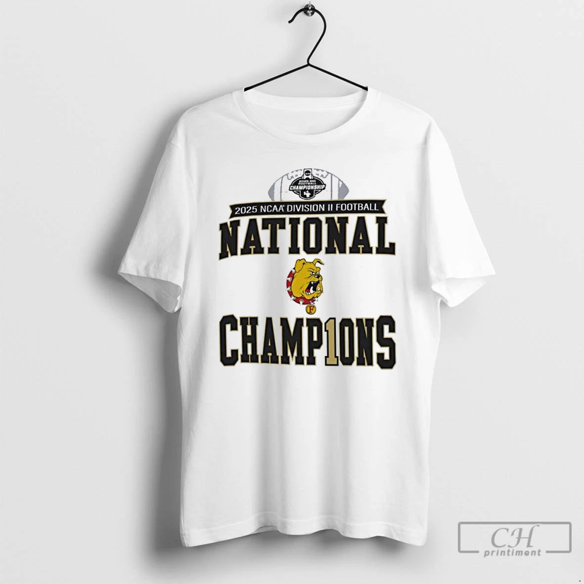 Classic Ferris State Bulldogs 2025 Ncaa Dii Football National Champions