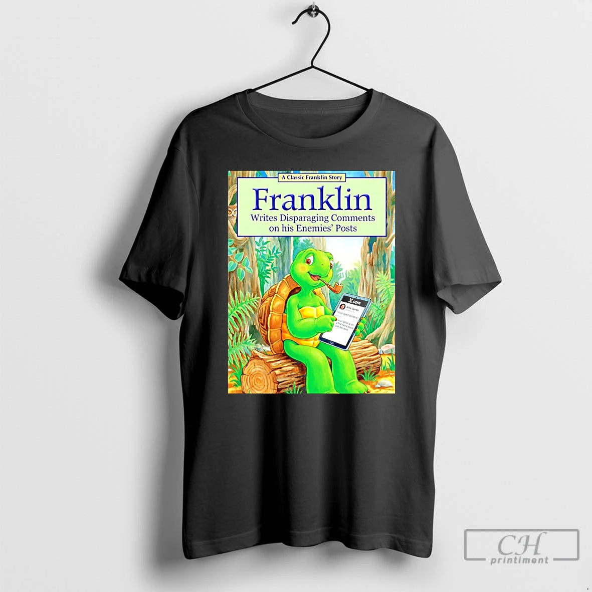 Classic Franklin Writes Disparaging Comments On His Enemies Posts