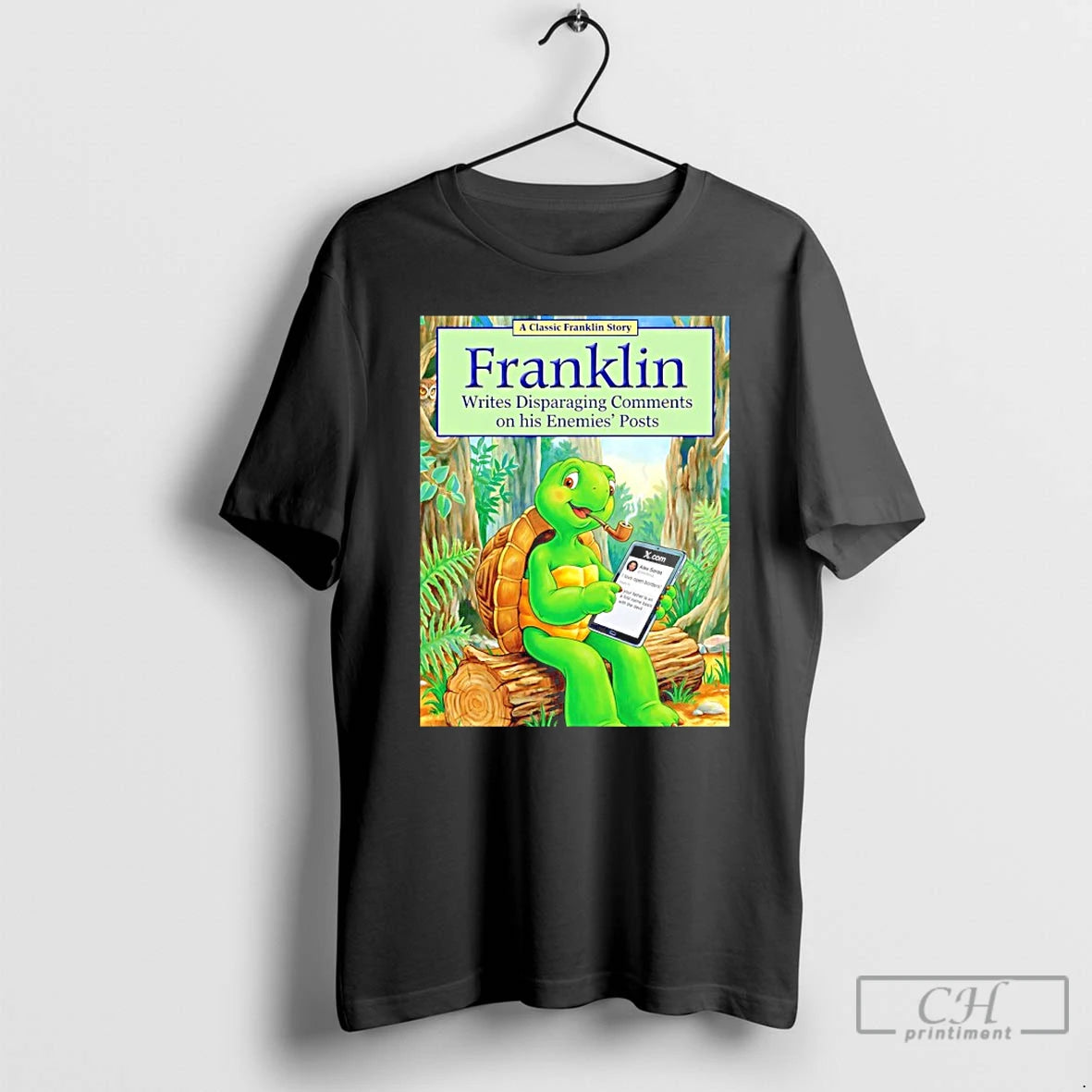 Classic Franklin Writes Disparaging Comments On His Enemies Pots