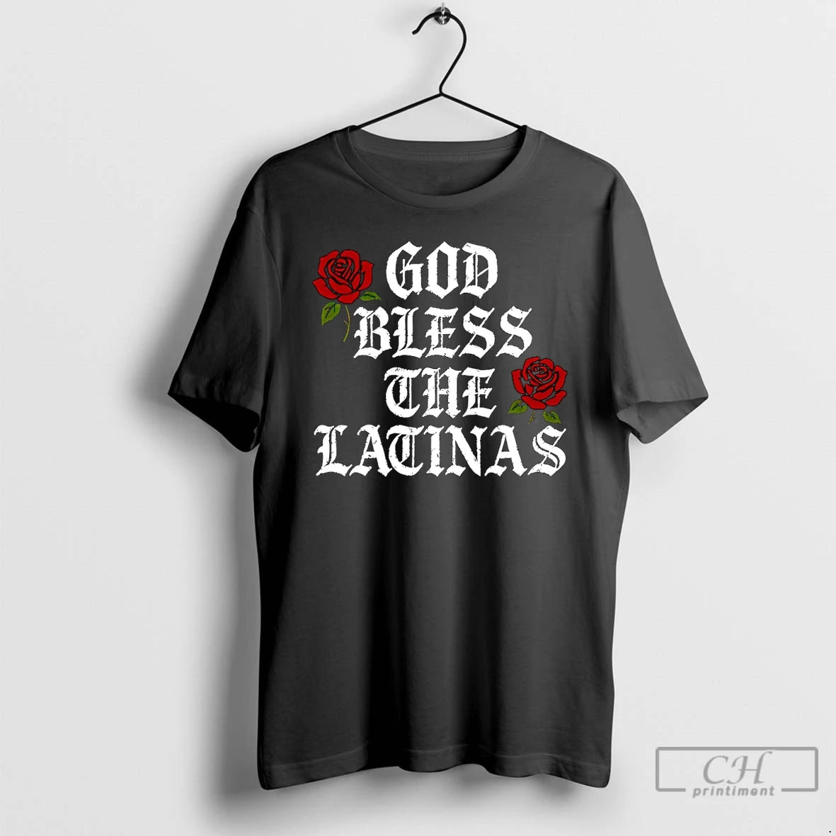 Classic God Bless The Latinas Rose Christmas