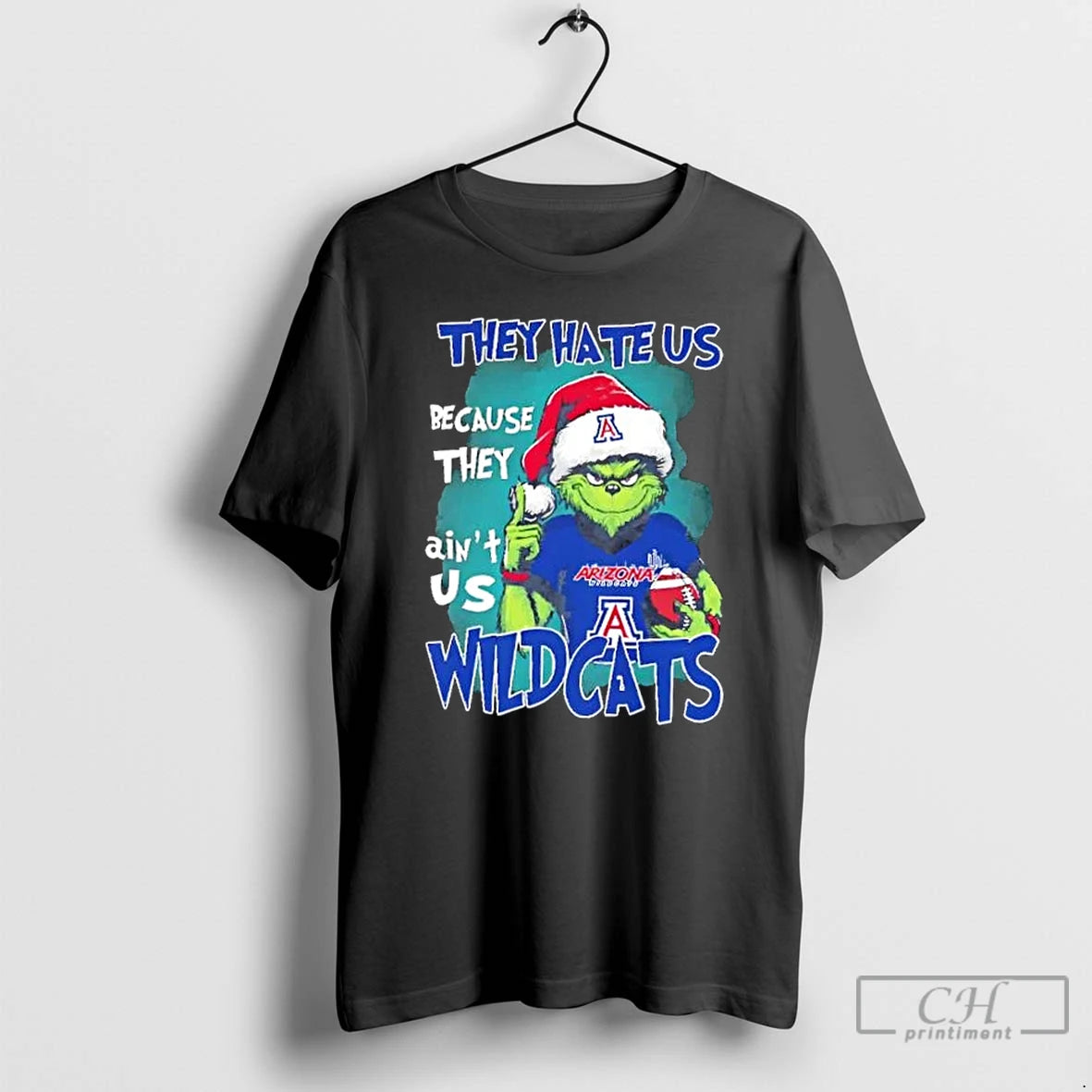 Classic Grinch They Hate Us Because They Aint Us Arizona Wildcats Christmas T Shirts Sweater