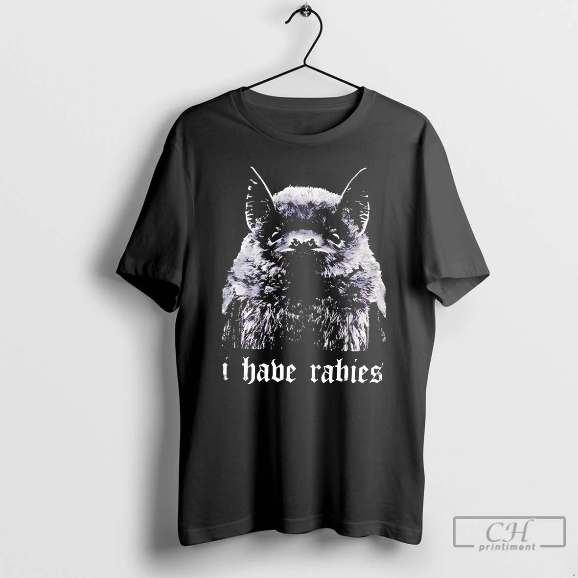 Classic I Have Rabies Bat