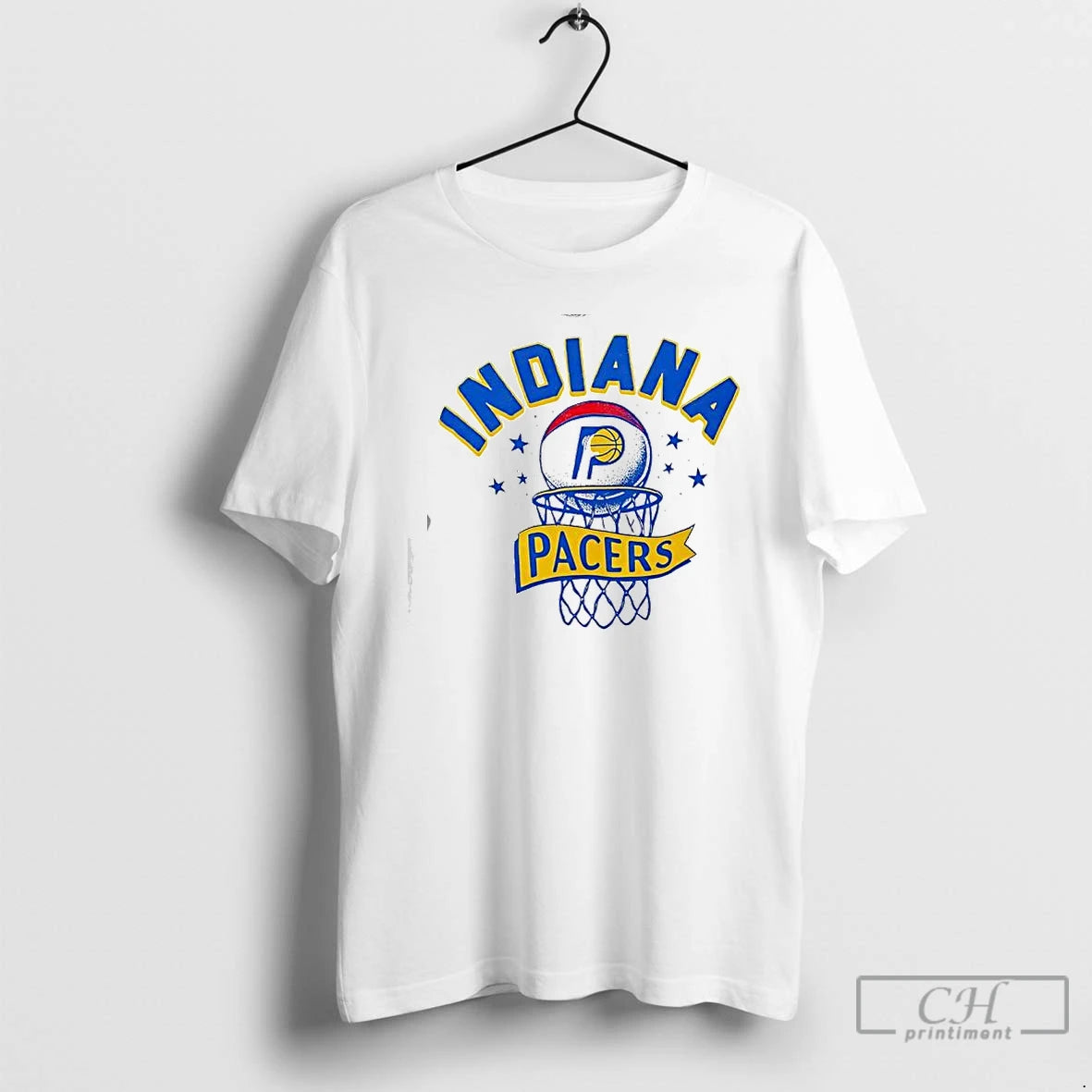 Classic Indiana Pacers Basketball Team Vintage Logo