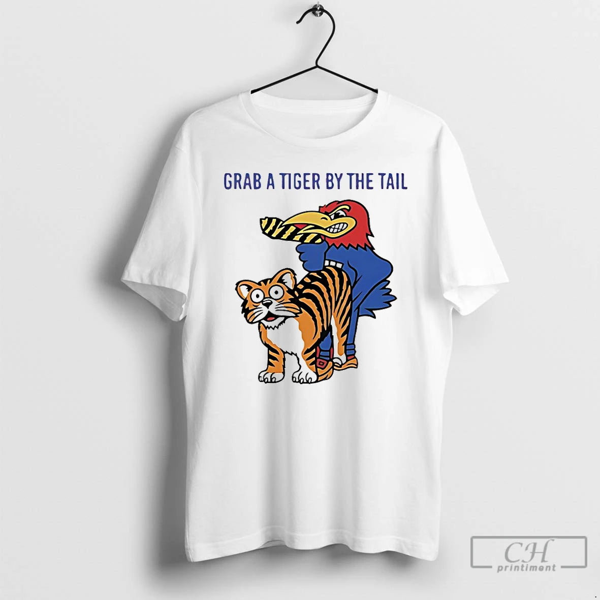 Classic Kansas Jayhawks Vs Missouri Tigers Grab A Tiger By The Tail T Shirts Sweater