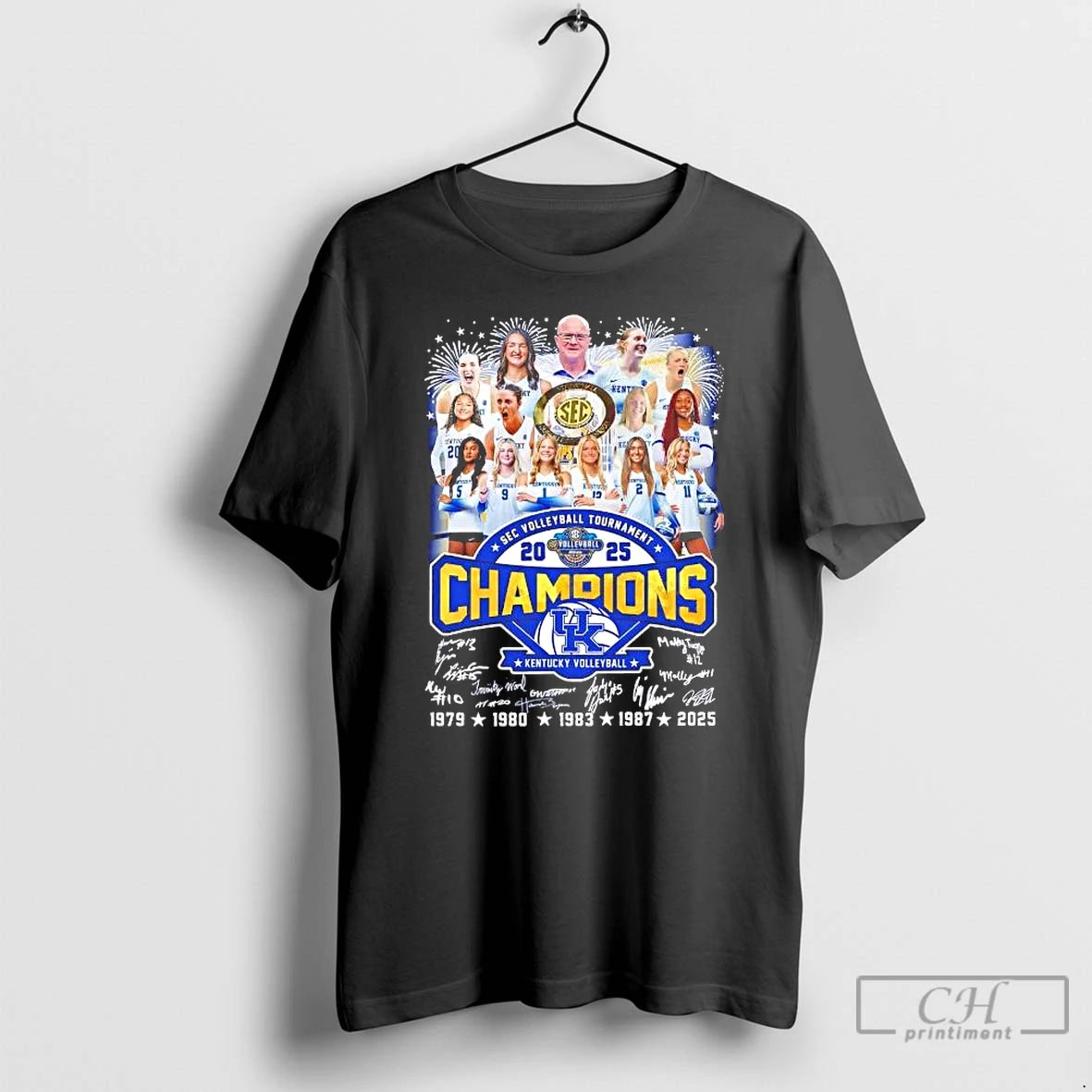 Classic Kentucky Wildcats 2025 Sec 5x Volleyball Tournament Champions