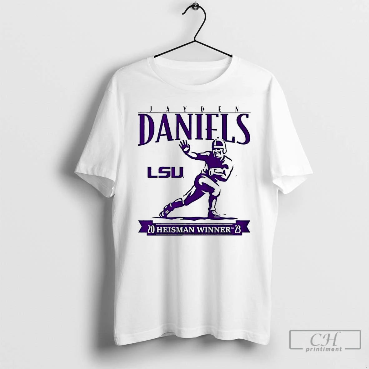 Classic Lsu Football Jayden Daniels Heisman Winner 2023