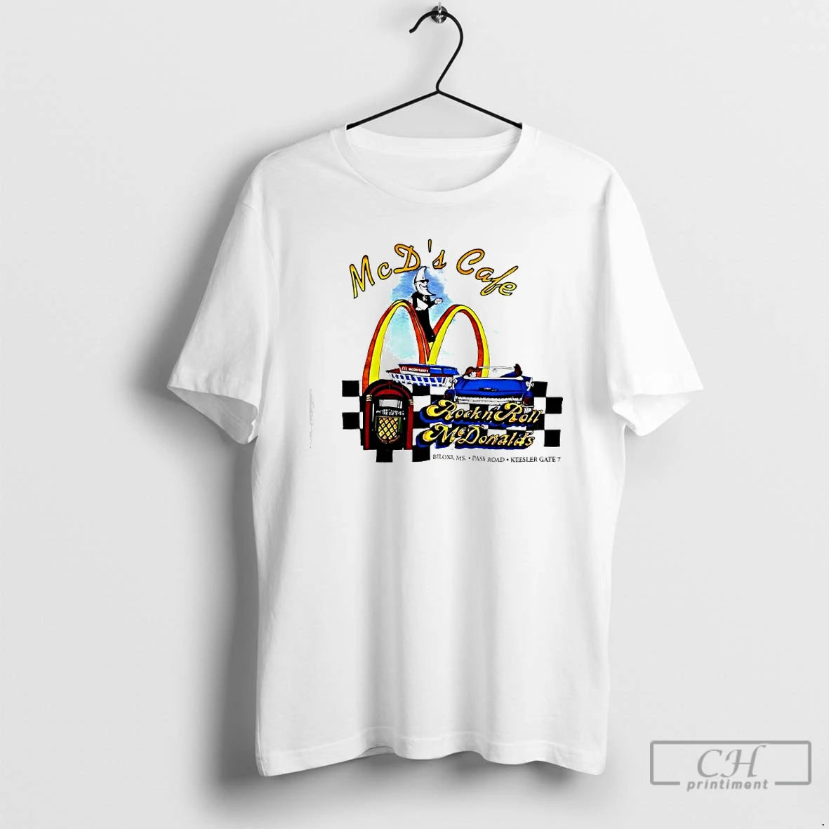 Classic Mcdonalds Cafe Rock N Roll Vintage