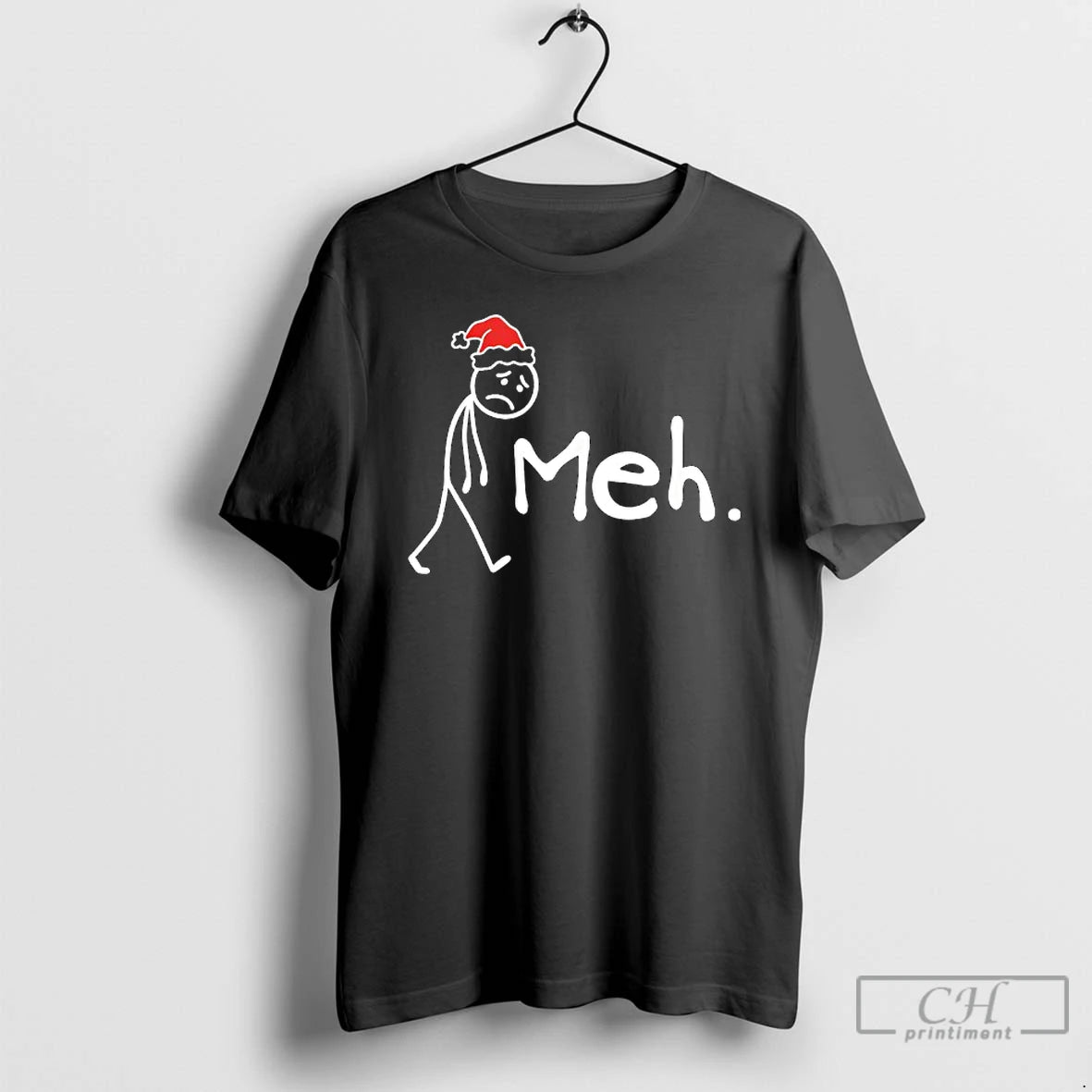 Classic Meh Funny Christmas Introvert