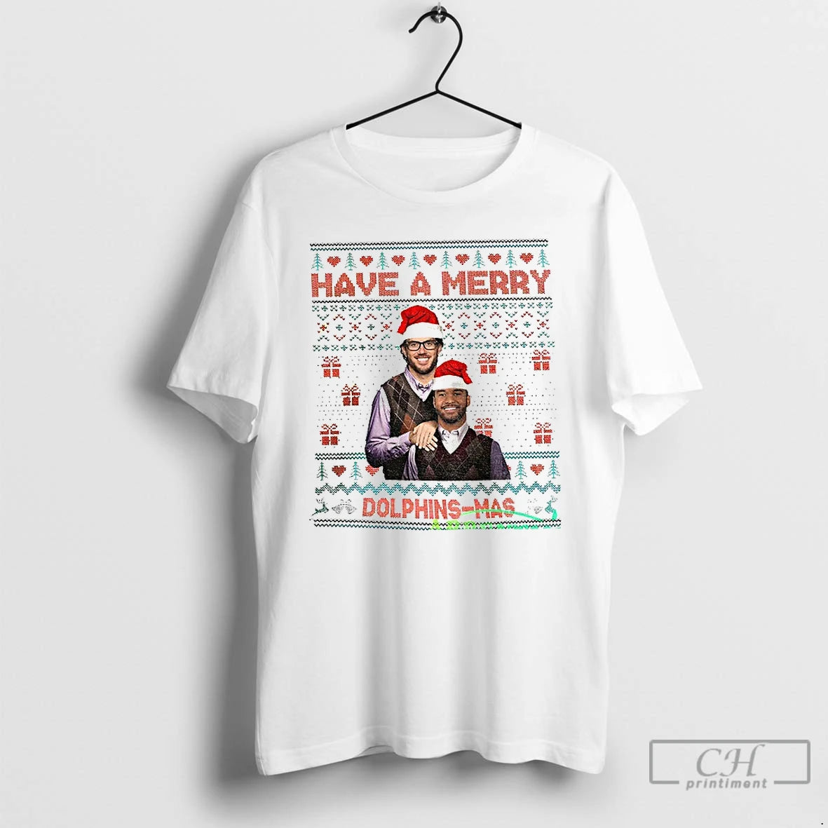 Classic Mike Mcdaniel And Tua Tagovailoa Miami Dolphins Stepbrothers Have A Merry Dolphins Mas Christmas