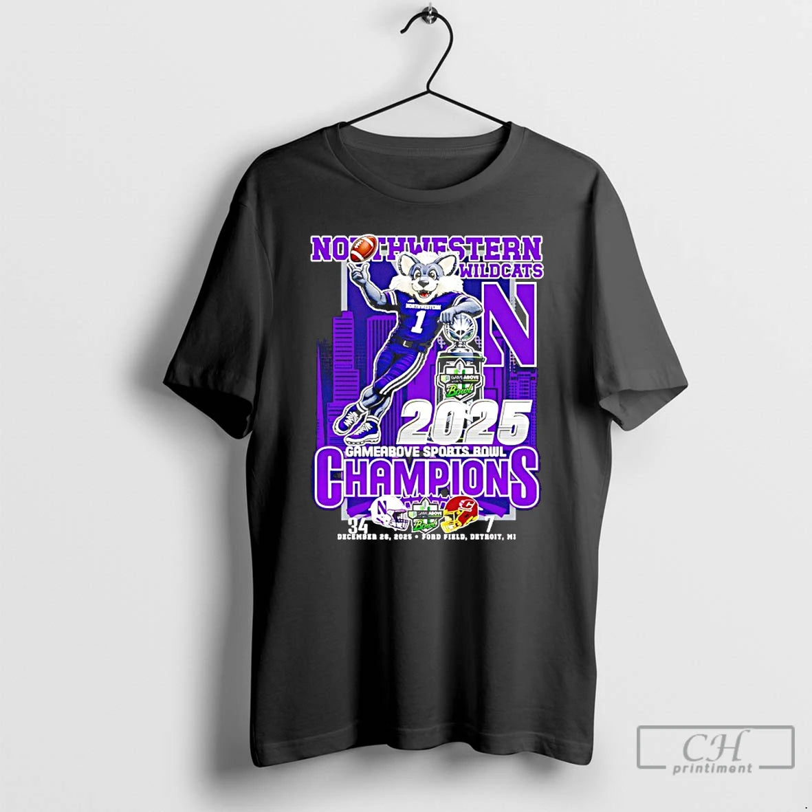 Classic Northwestern Wildcats Gameabove Sports Bowl Dec 26 2025 Mascot