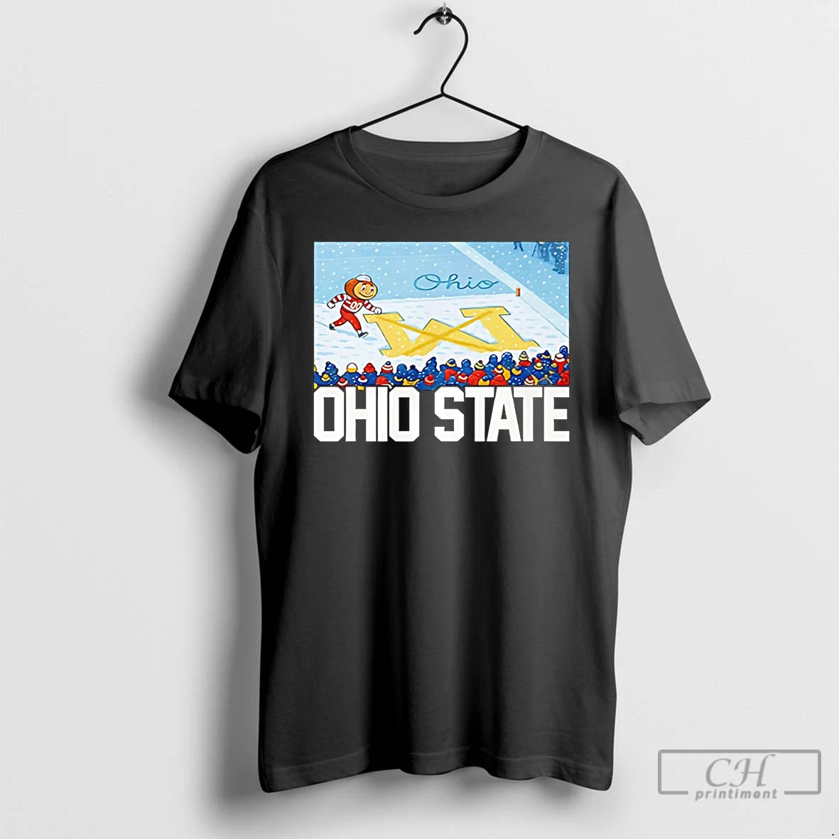 Classic Ohio Vs Michigan Rivalry Script Ohio On Big M