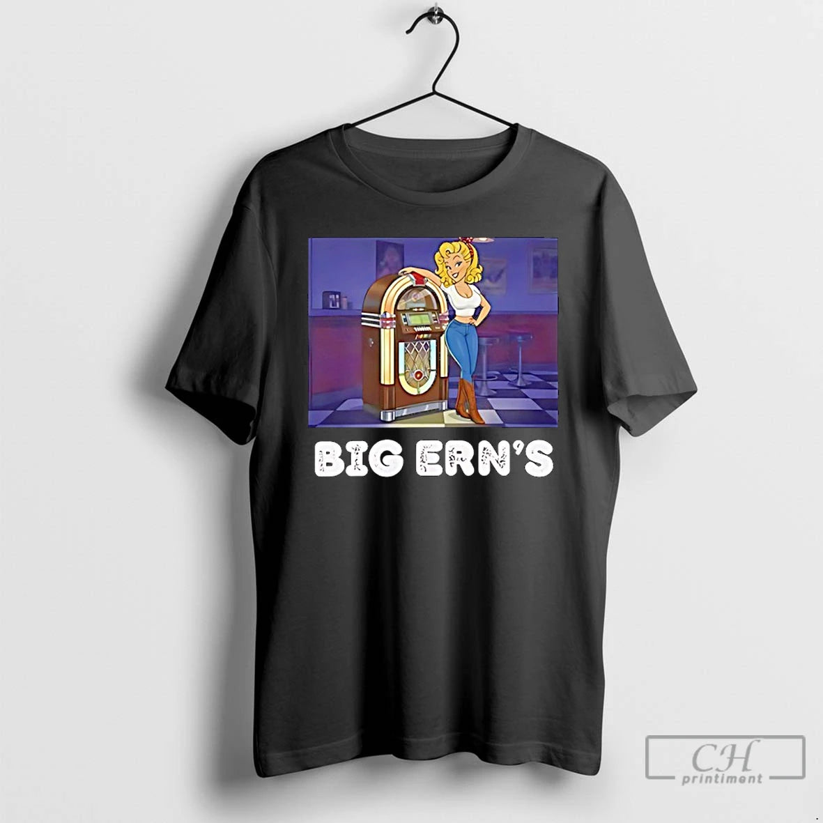 Classic Pin Up Girl Dive Bar Big Erns