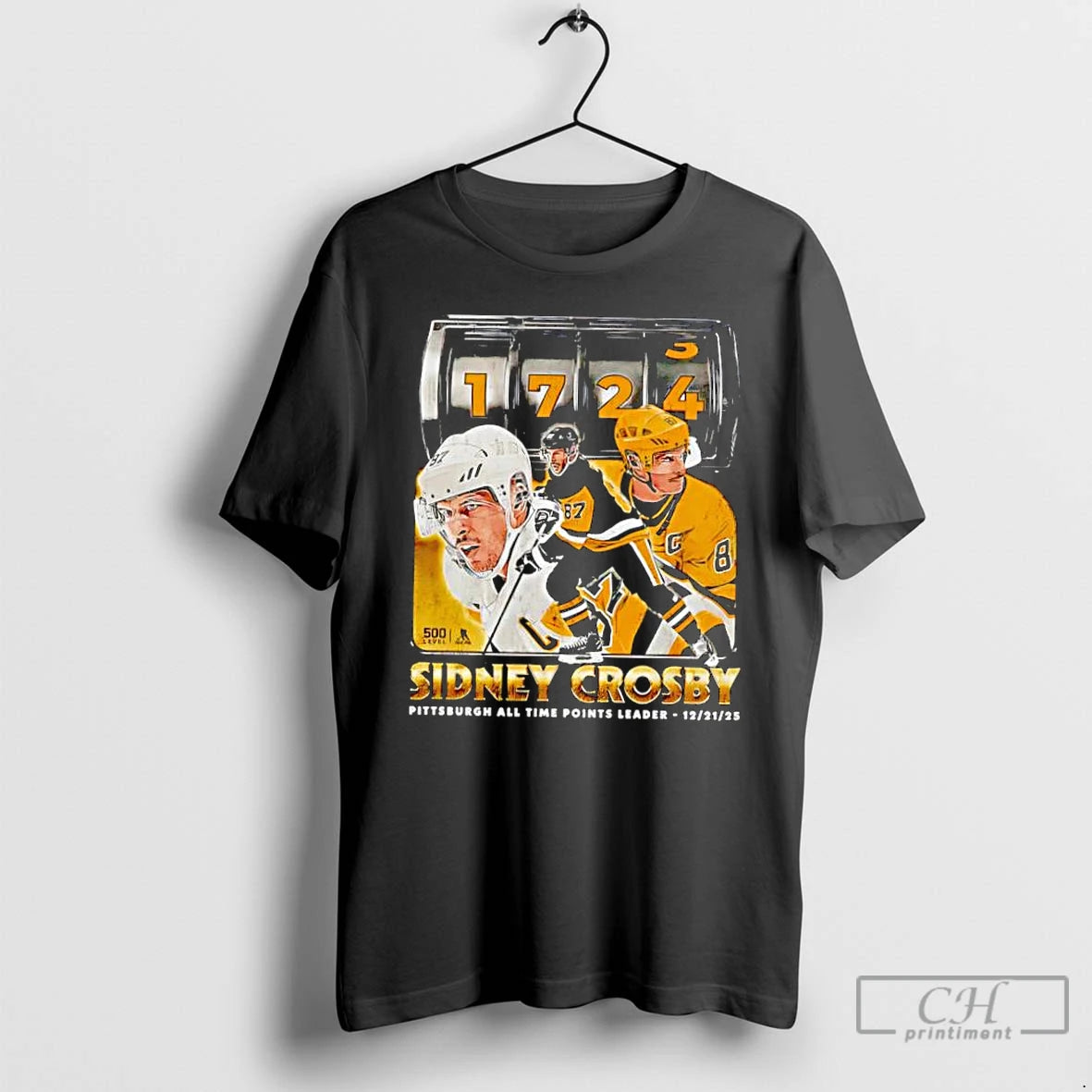 Classic Pittsburgh Penguins Sidney Crosby Pittsburgh All Time Points Leader 2025