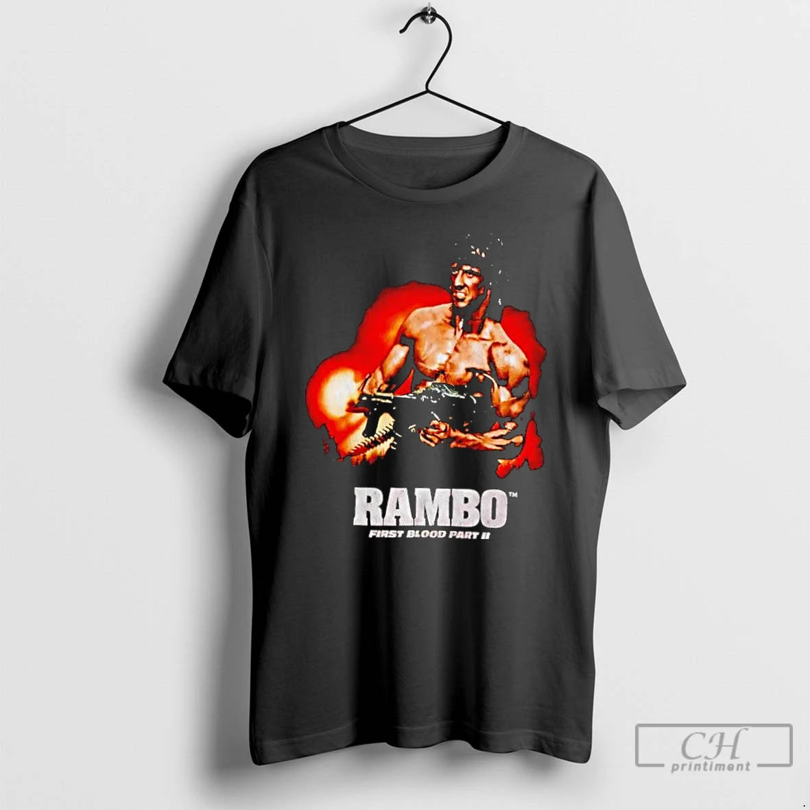 Classic Rambo Gun First Blood Collage