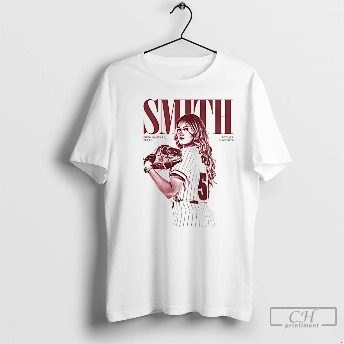 Classic Reagan Smith Lamar Softball Pitcher Number 50 Graphic Christmas
