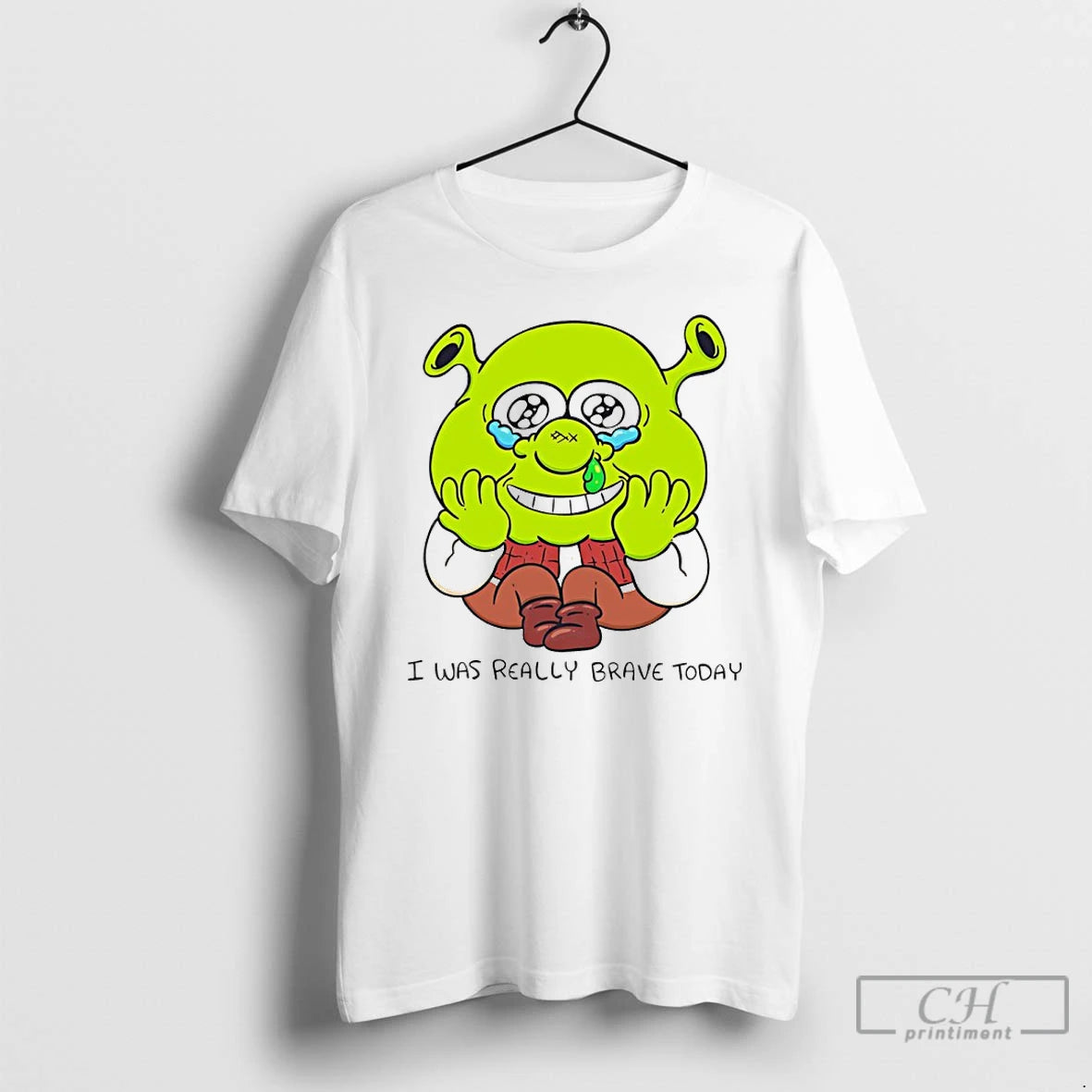 Classic Shrek I Was Ready Brave Today Chibi