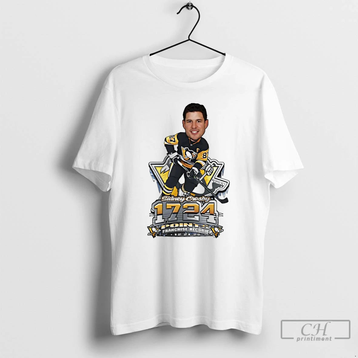 Classic Sidney Crosby Pittsburgh Penguins Most Career Points In Franchise History