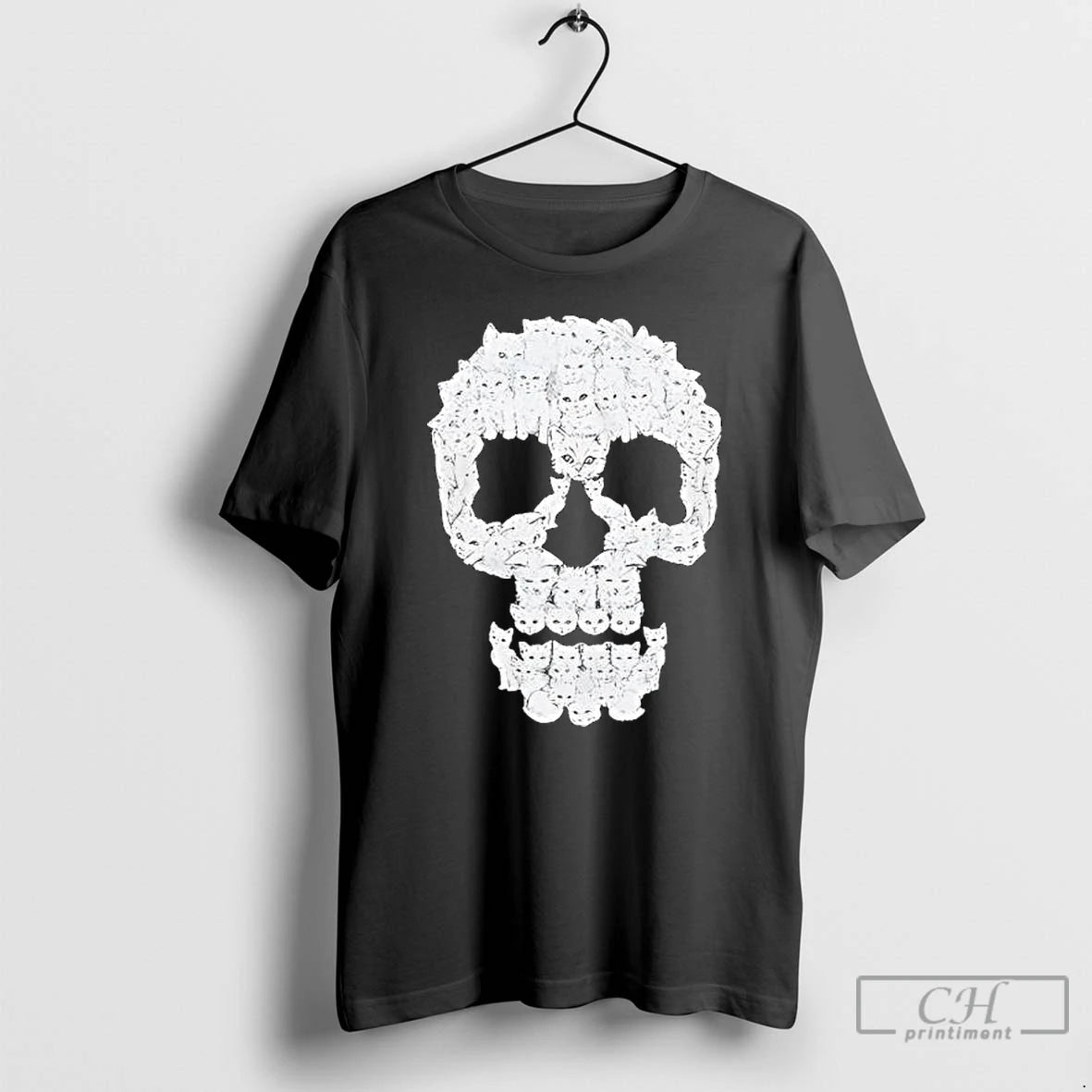 Classic Skulls Are For Pussies Cat Graphic