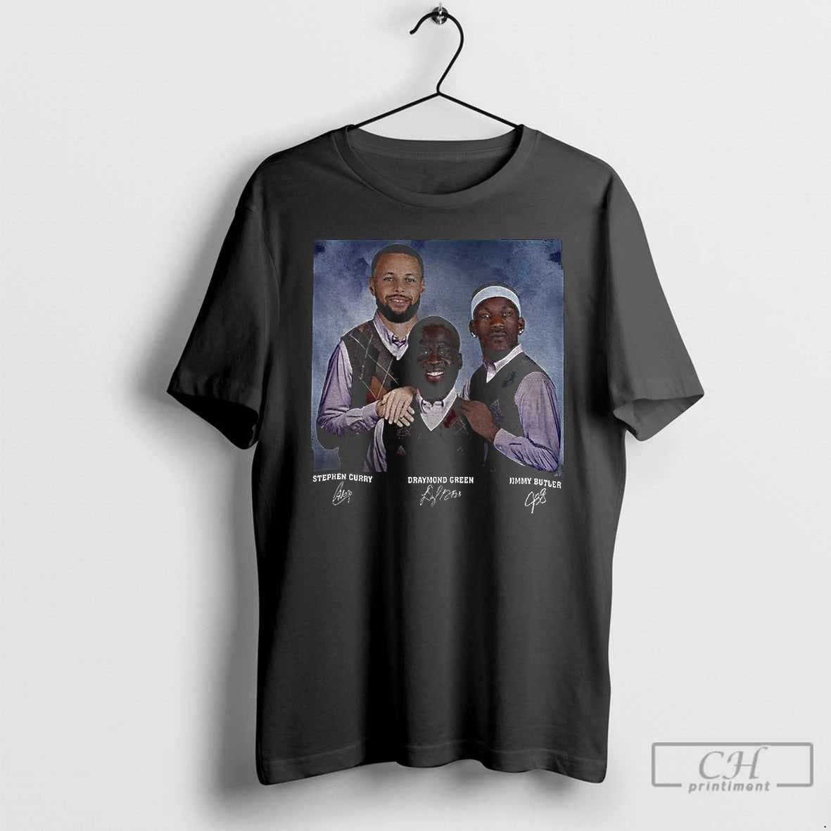 Classic Stephen Curry Jimmy Butler Draymond Green Basketball Golden Step Bros Signature T Shirts Sweater