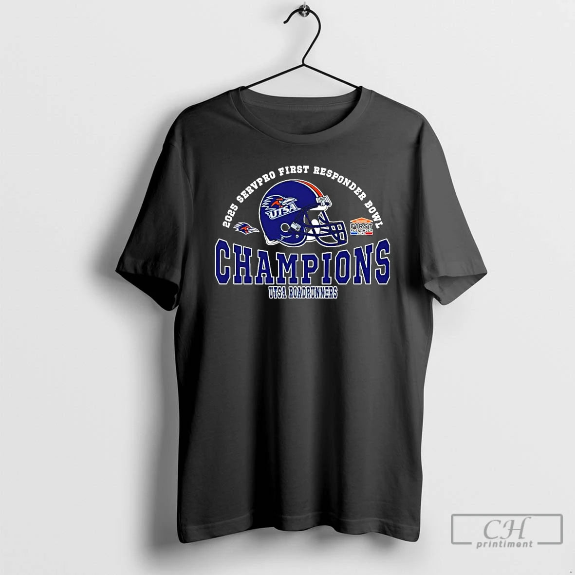 Classic Utsa Roadrunners Football 2025 First Responder Bowl Champions