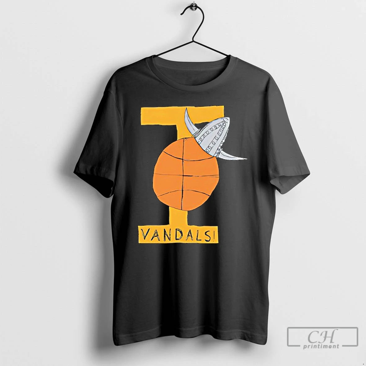 Classic Vandal Education Basketball Vandals Logo