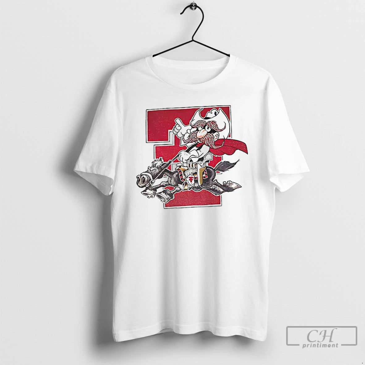 Classic Vintage Texas Tech Game Day Raider Red Riding Horse