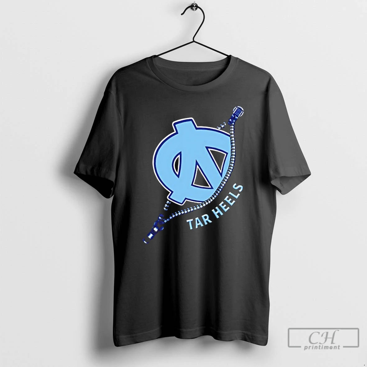 Classic Zipper X North Carolina Tar Heels Football Logo