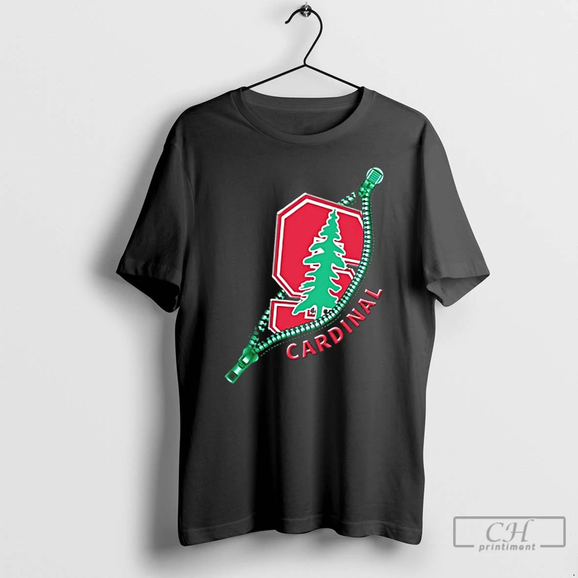 Classic Zipper X Stanford Cardinal Football Logo