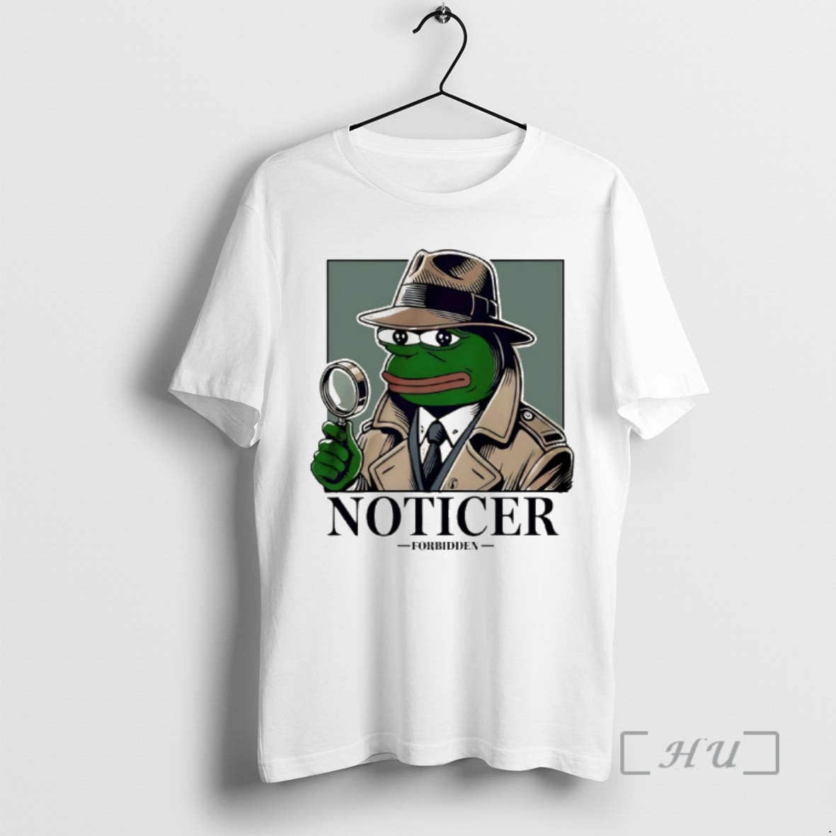 New Noticer Pepe Forbidden Frog Meme