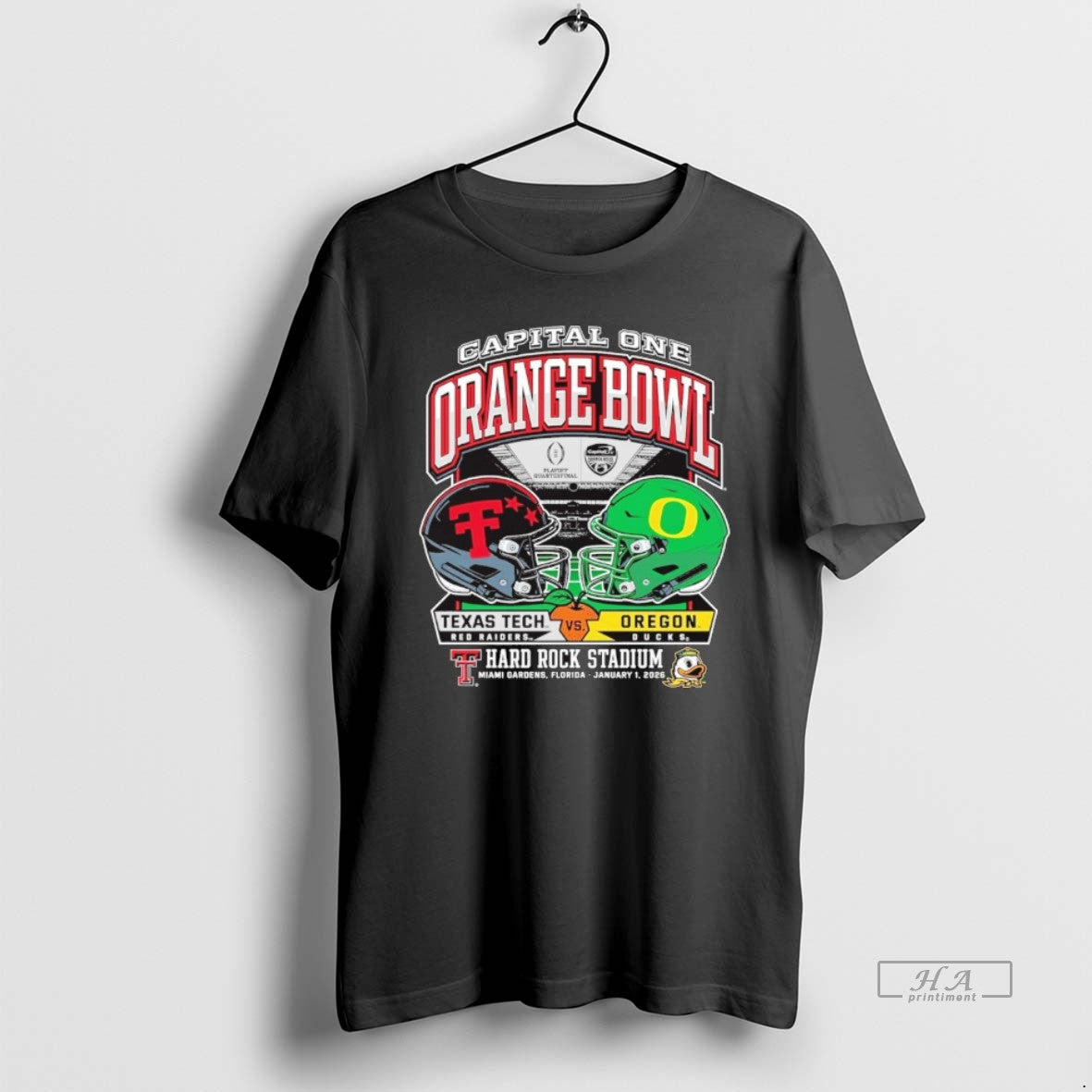 Official 2026 Capital One Orange Bowl Dueling Helmets Vs
