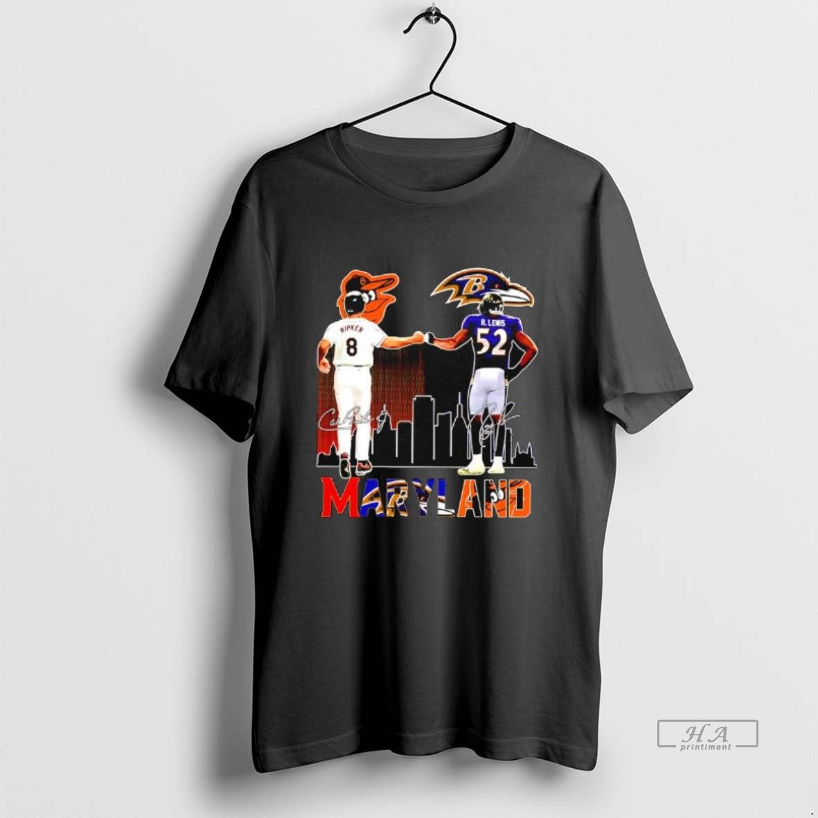 Official Baltimore Ravens And Orioles Legends Cal Ripken Jr