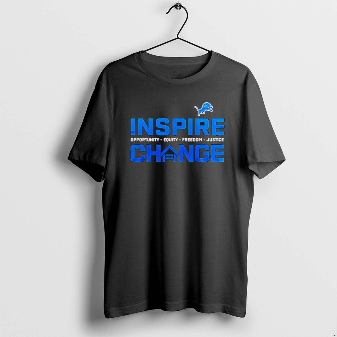 Official Detroit Lions X Inspire Change Logo
