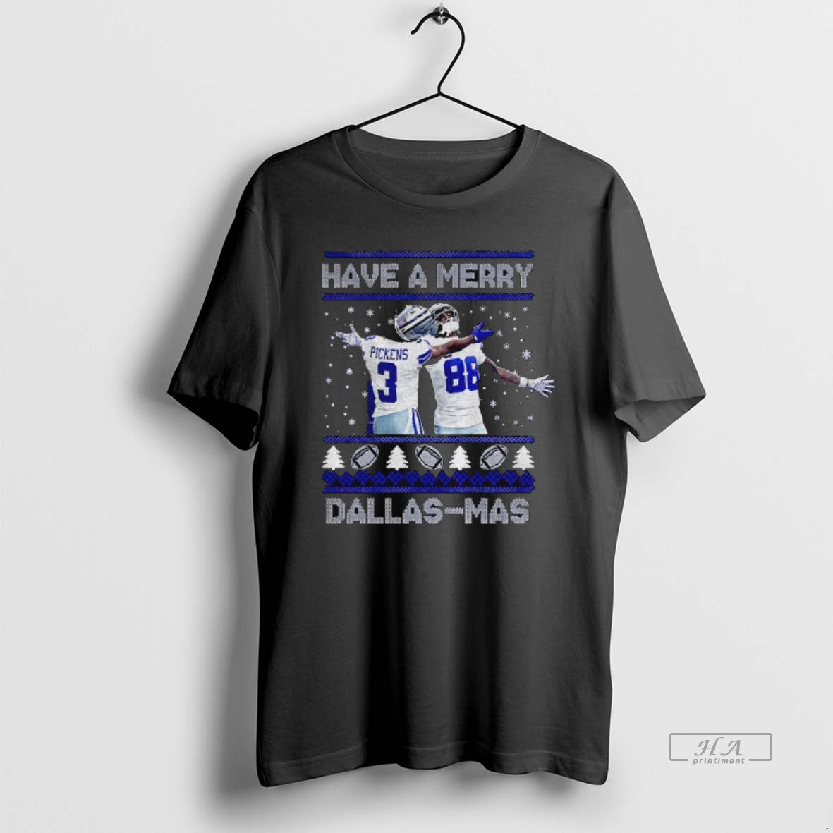 Official George Pickens Ceedee Lamb Dallas Football Ugly Xmas Have A Merry Dallas Mas