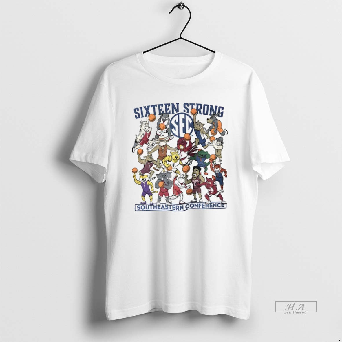 Official Southeastern Conference Sixteen Strong Basketball Sec Mascots