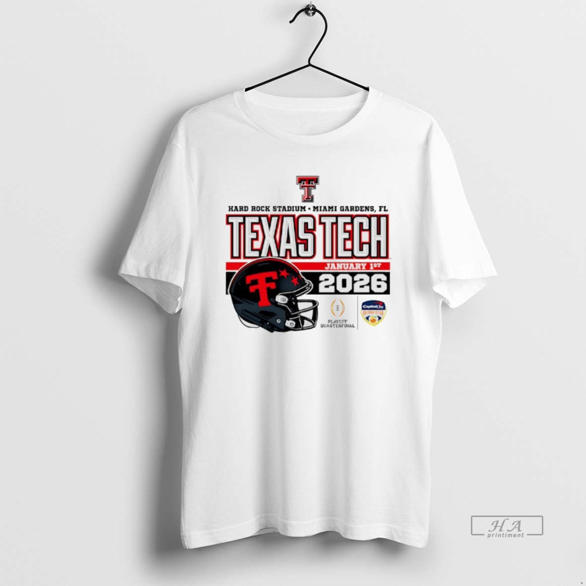 Official Texas Tech Red Raiders 2025 26 Cfp Orange Bowl Postseason Graphic