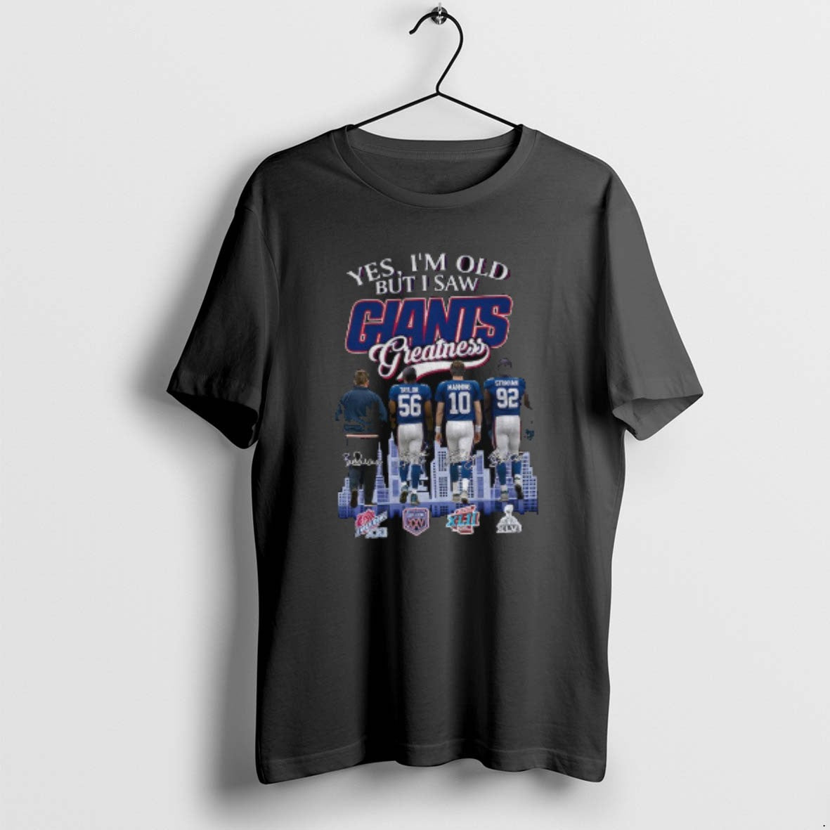 Official Yes Im Old But I Saw Giants Greatness Vintage New York Football
