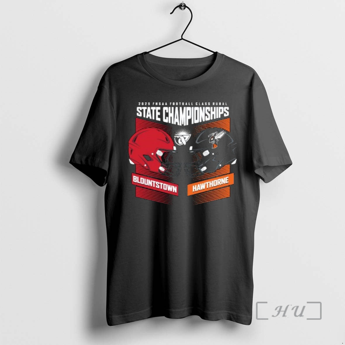 Officials 2025 Fhsaa Football Class Rural State Championships H2h Blountstown Vs Hawthorne Premium T Shirts