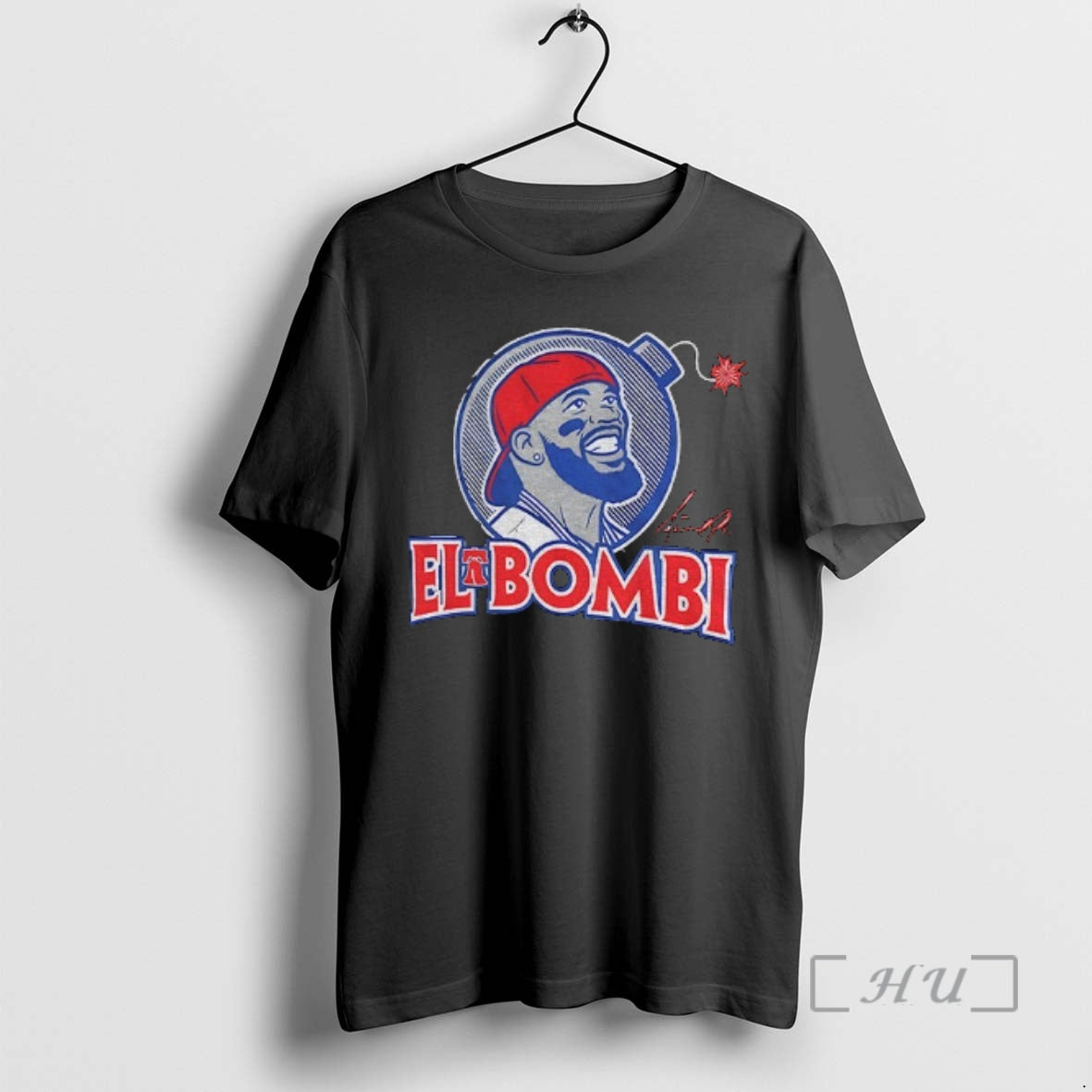 Officials Adolis Garcia El Bombi Philadelphia Phillies Baseball Mlb 2025 Signature Premium T Shirts Sweater