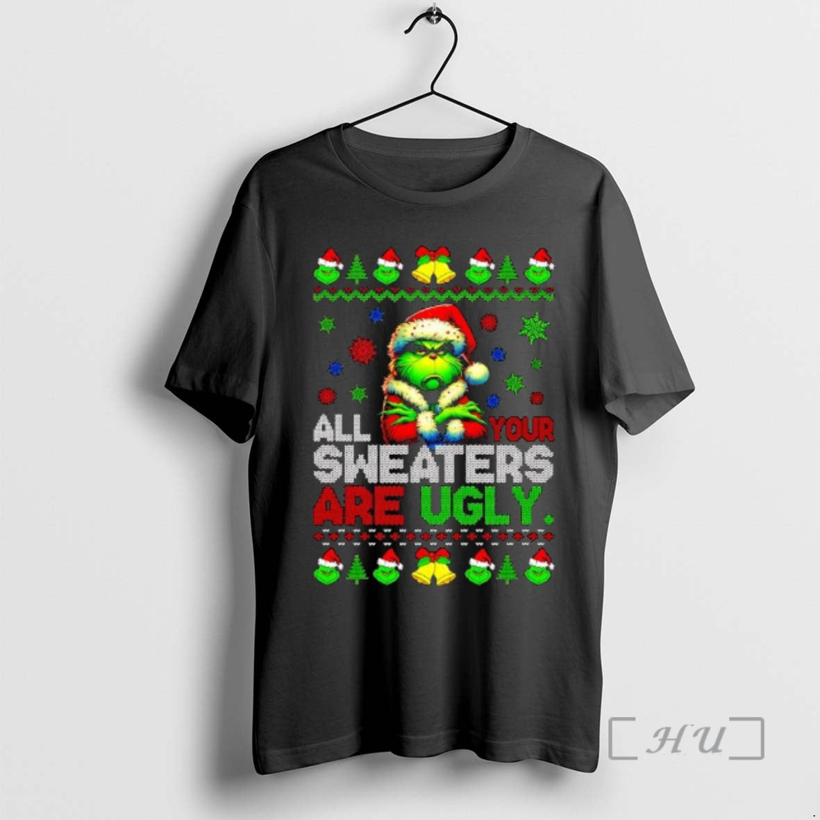 Officials All Your Sweaters Are Ugly Christmas Green Guy Grinch