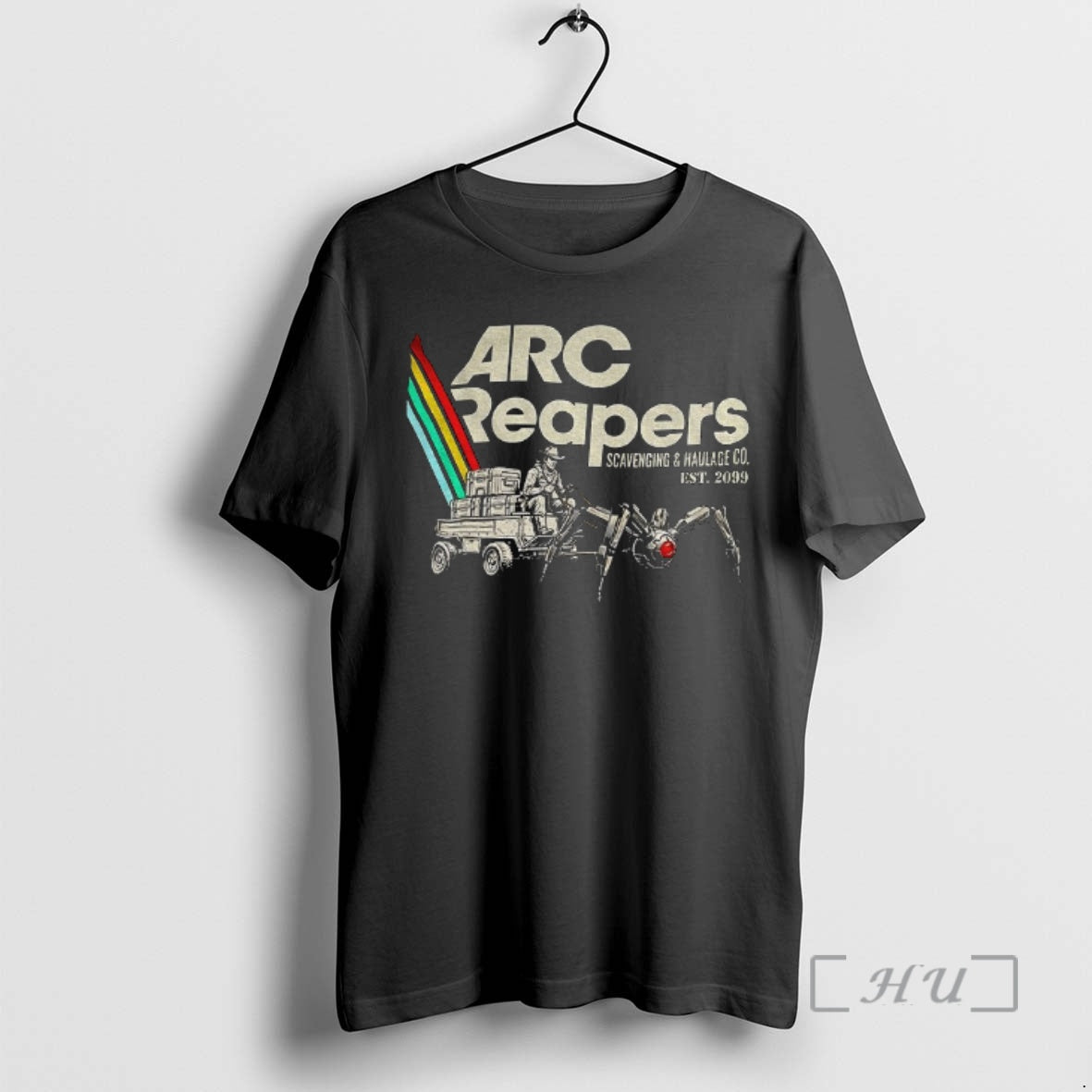 Officials Arc Raiders Vintage Scavenger Wagon Graphic